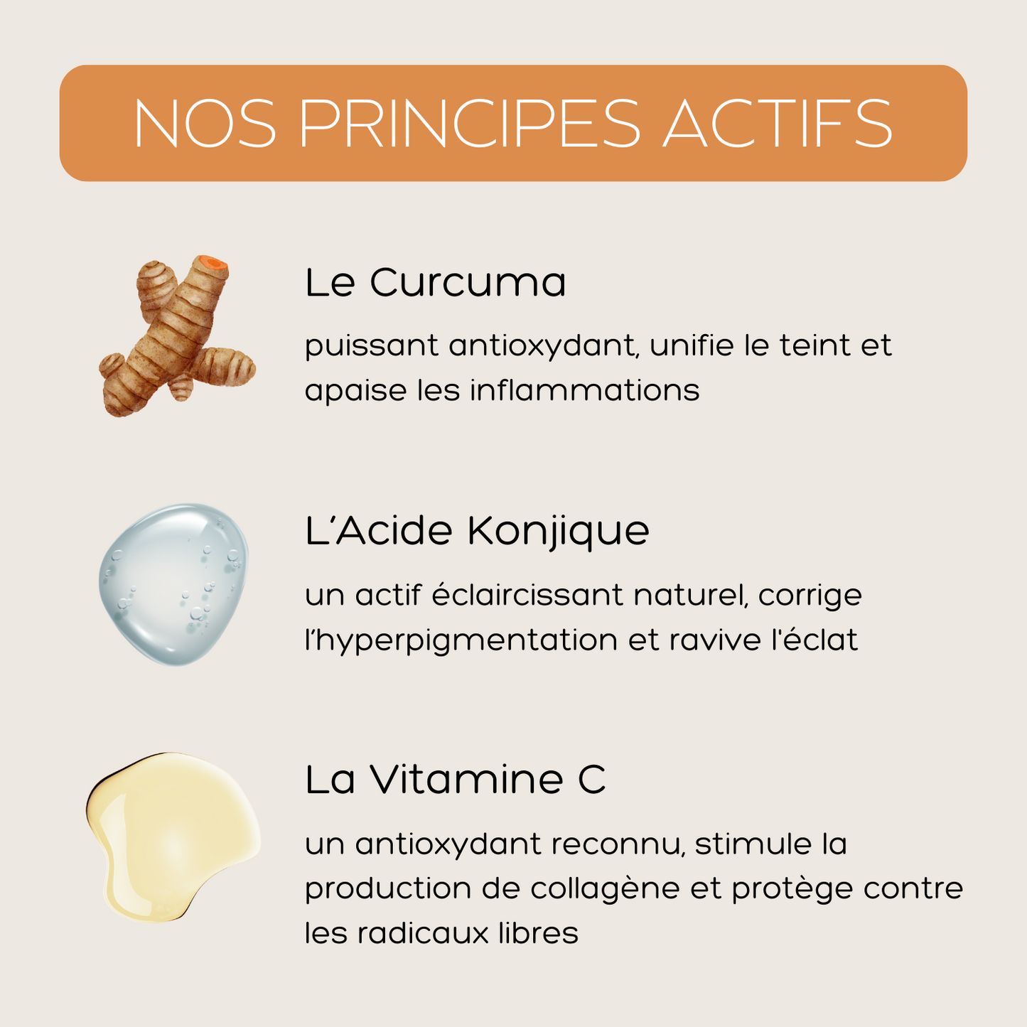 Pads 3 en 1 au Curcuma